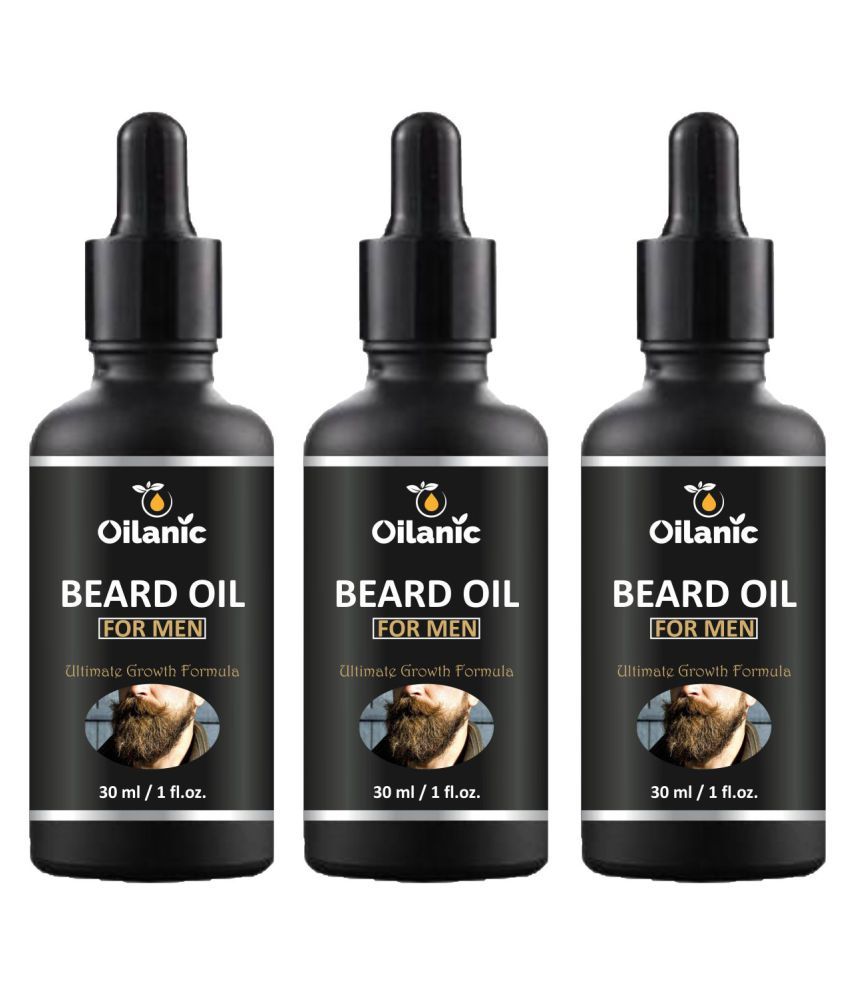     			Oilanic Premium Beard Oil Growth 90 ml Pack of 3