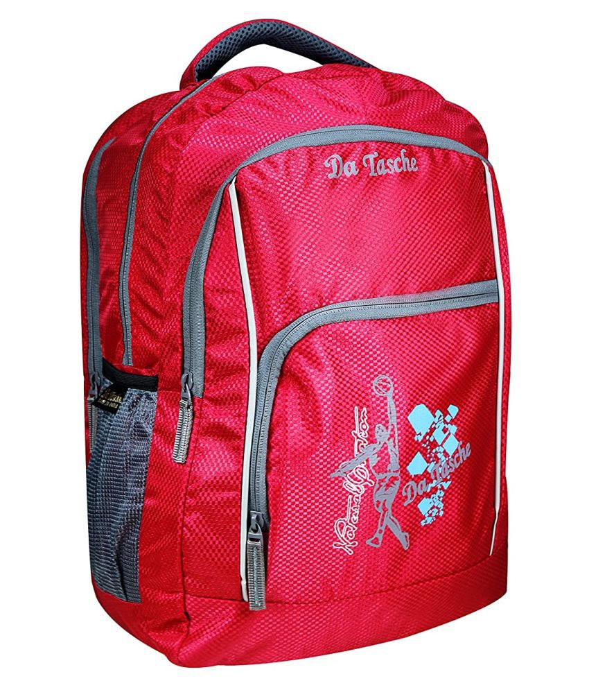     			Da Tasche Red 35 Ltrs School Bag for Boys & Girls