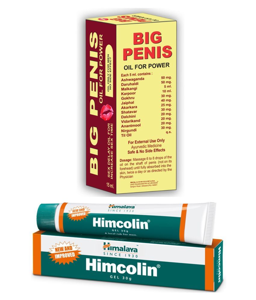 Ayurvedic Himcolin Gel 30gm & Big Penes Liquid 15 ml: Buy Ayurvedic