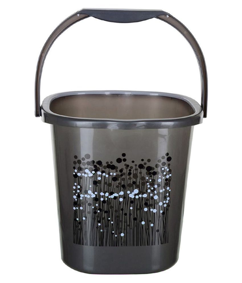 Much More Plastic Bathroom Bucket Set Grey Buy Much More Plastic
