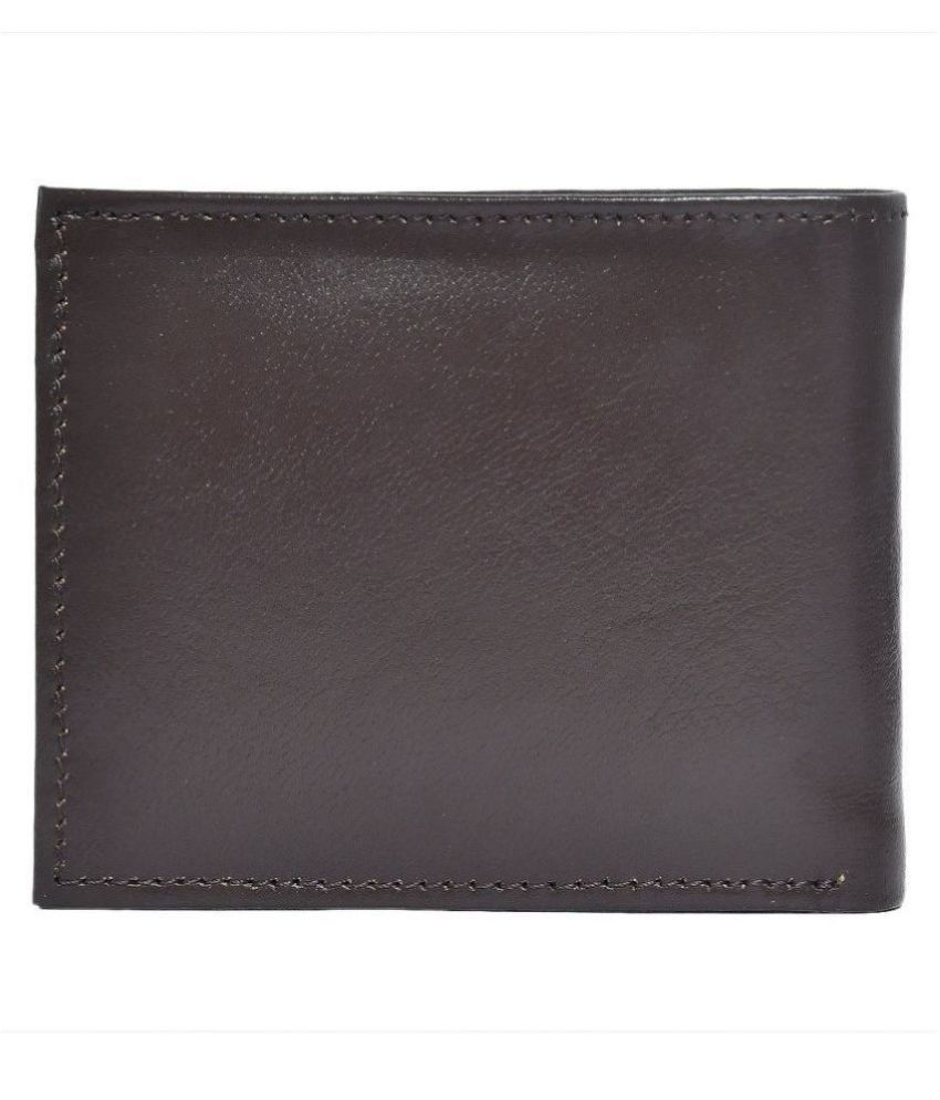 Pisgah Leather Brown Casual Anti-theft Wallet: Buy Online at Low Price ...