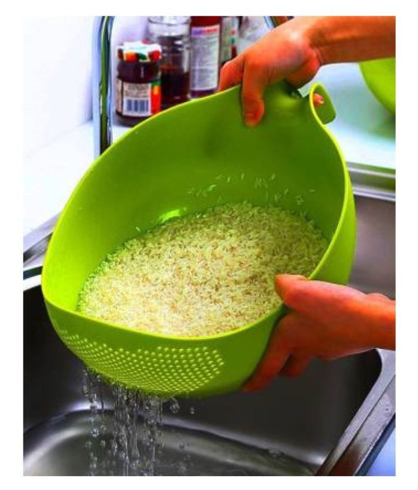     			Washing Rice Bowl With Handle