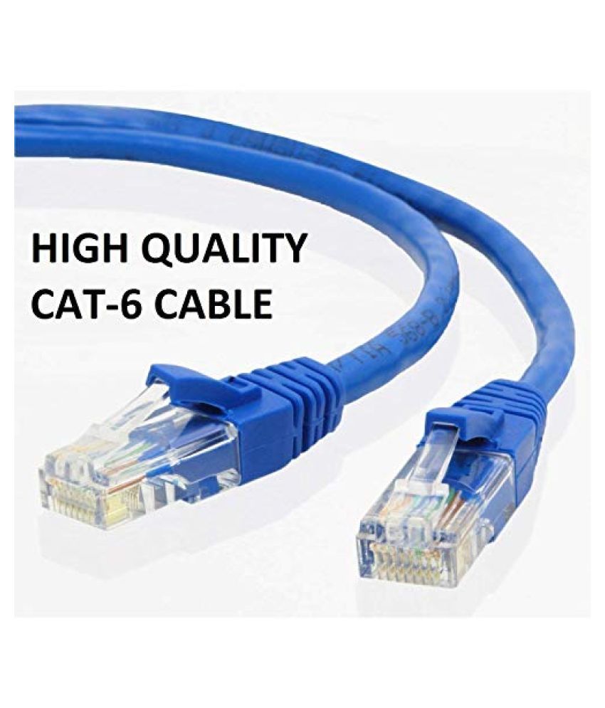 gvision CAT 6 LAN Cable 3m RJ45 Cable Blue Price in India Buy