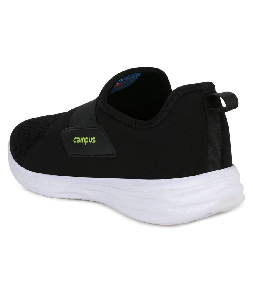 campus black colour shoes