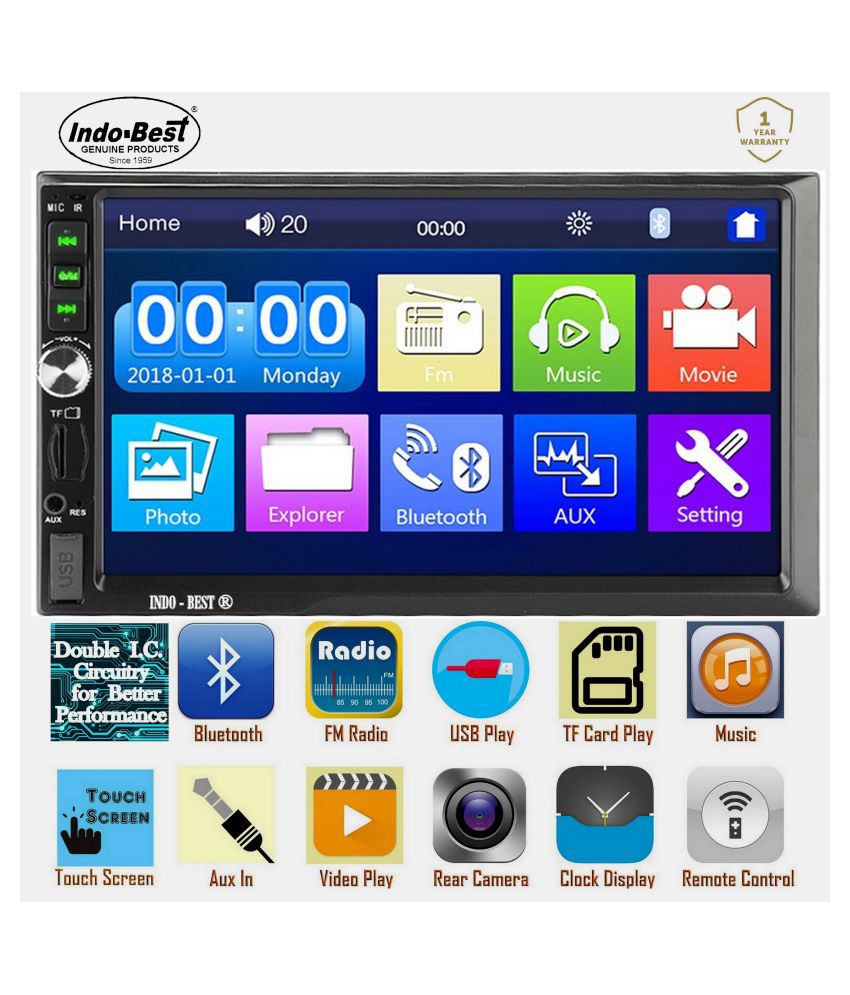 INDO-BEST Double DIN Car Stereo