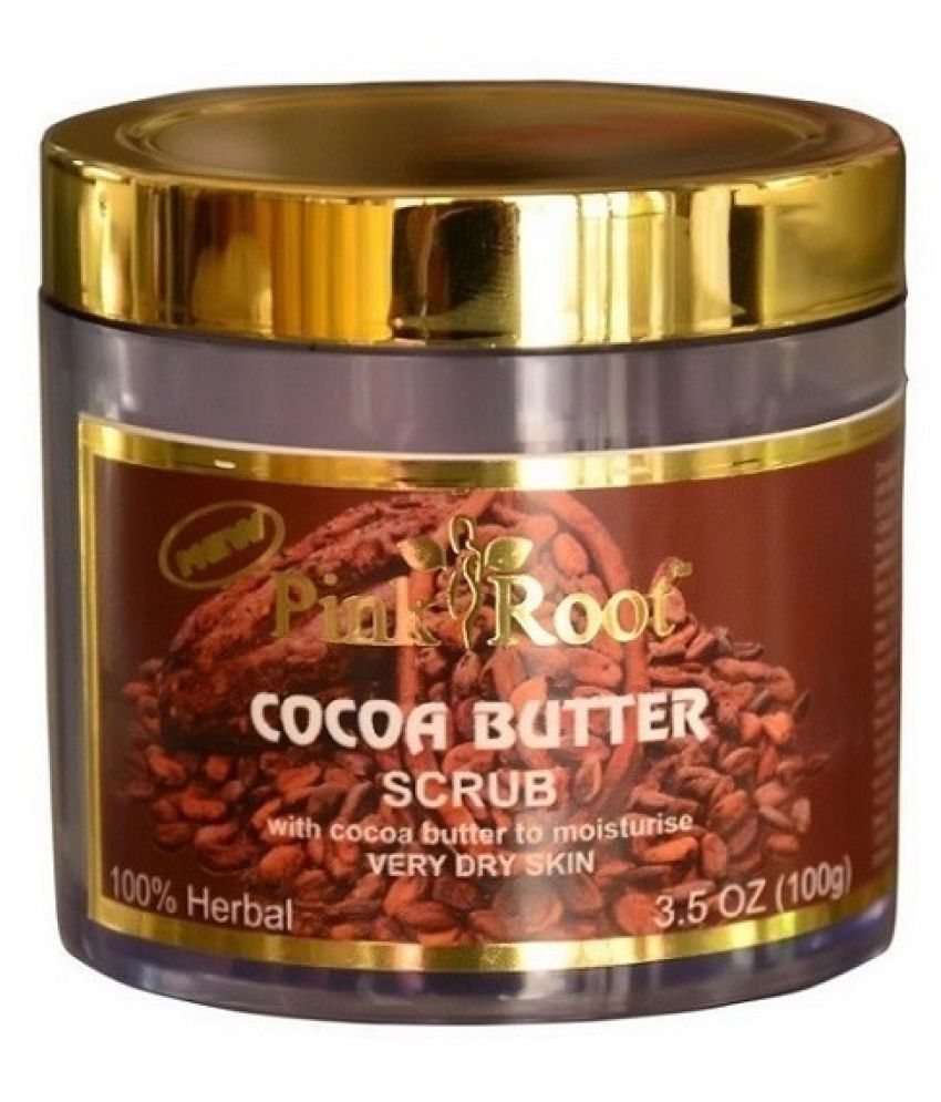 Pink Root Cocoa Butter Scrub 100gm with Himalaya AloeVera Face Wash 100