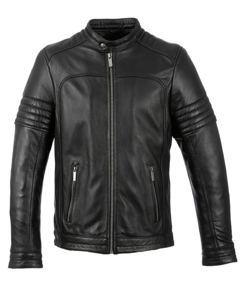 Universal Leather Garments Black Leather Jacket - Buy Universal Leather ...
