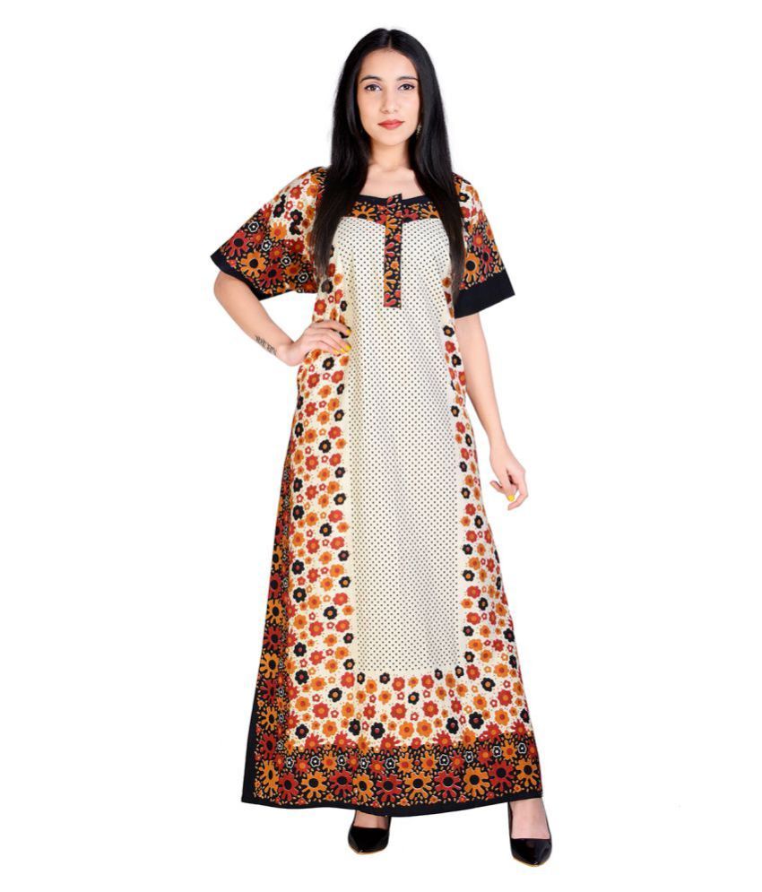 indian cotton night gowns