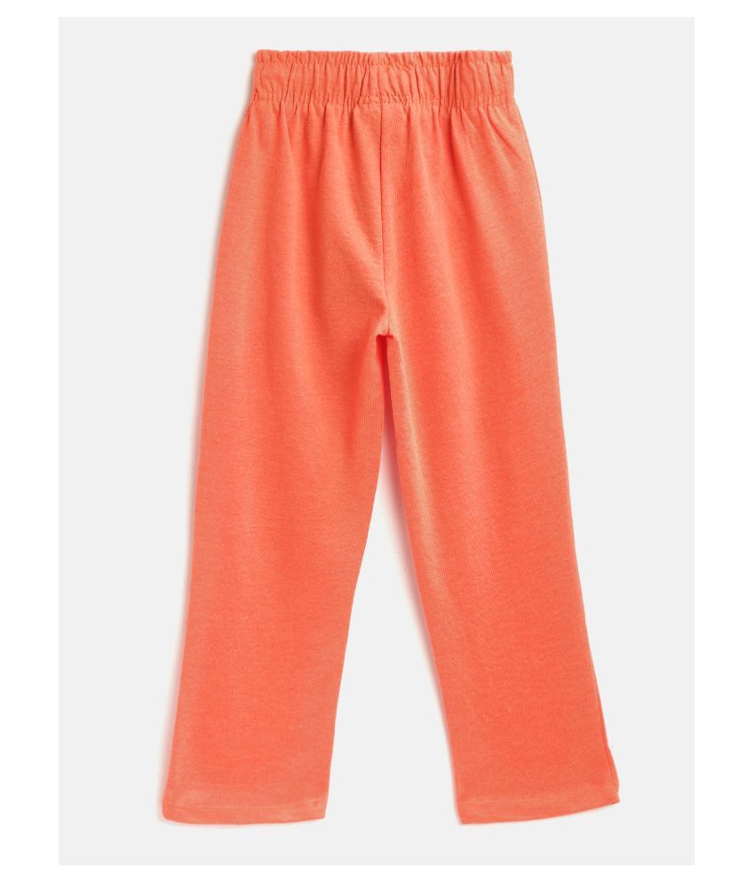 orange track pants