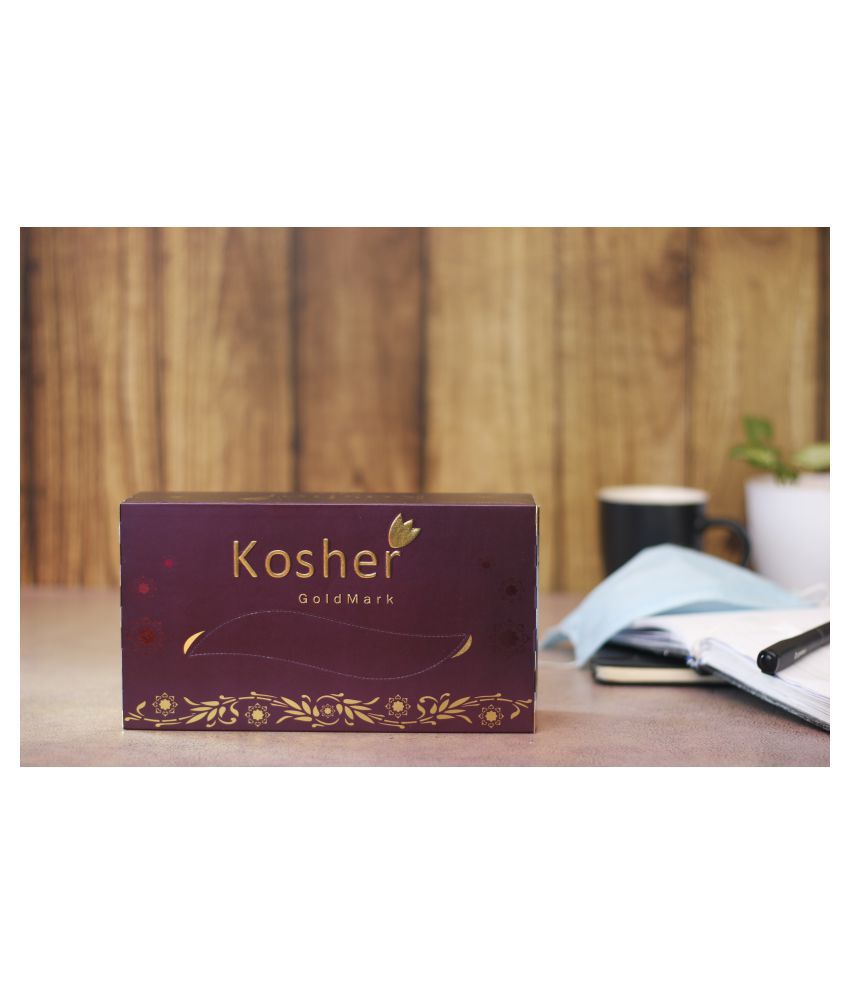     			Kosher tissue Goldmark Passionate Purple Dry Wipes ( 600 Pcs ) Pack of 6