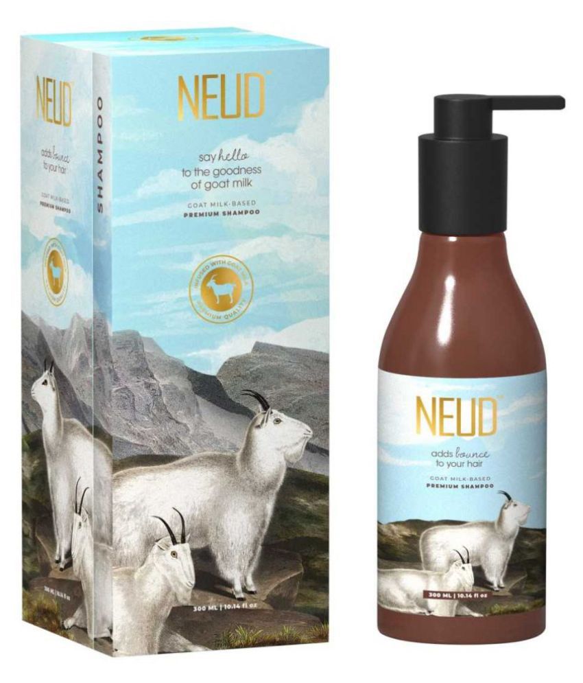 NEUD Goat Milk Premium Shampoo for Men & Women - 1 Pack (300ml)