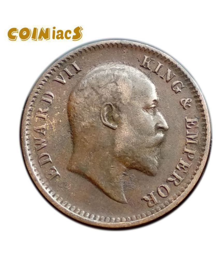     			Coiniacs - One Quarter Anna Edward VII King & Emperor 1903-1910 1 Numismatic Coins