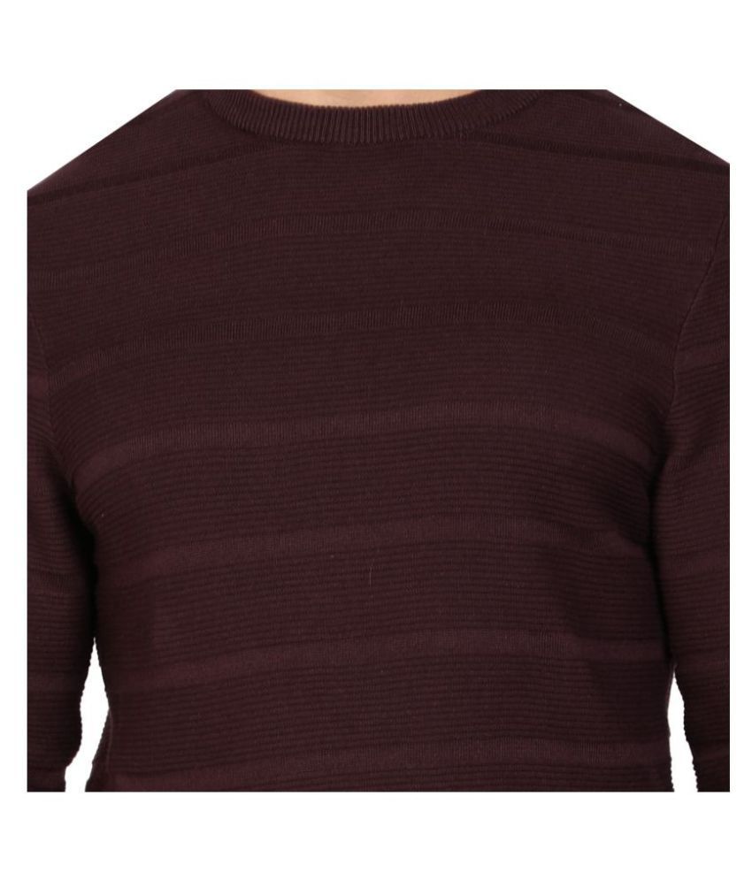 Red Tape Red Round Neck Sweater Single - Buy Red Tape Red Round Neck Sweater Single Online at 