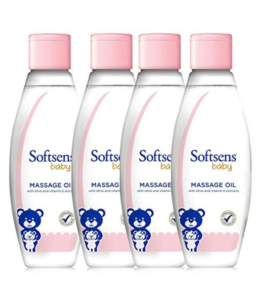 Softsens Baby Massage Oil 200ml (Pack of 4)