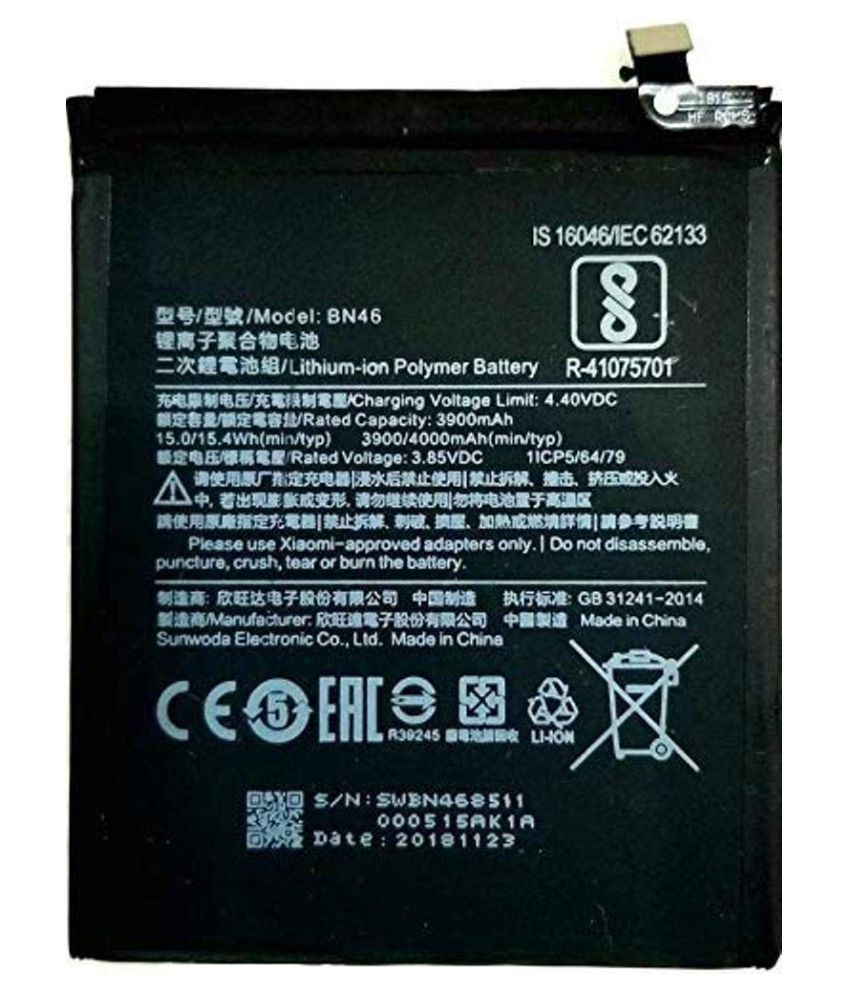 Xiaomi Redmi Note 8 4000 mAh Battery by BATTERY GURU