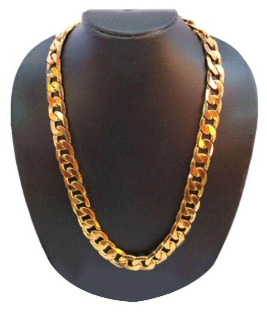     			nitin collection Gold Plated Chain ( Set of 1 )