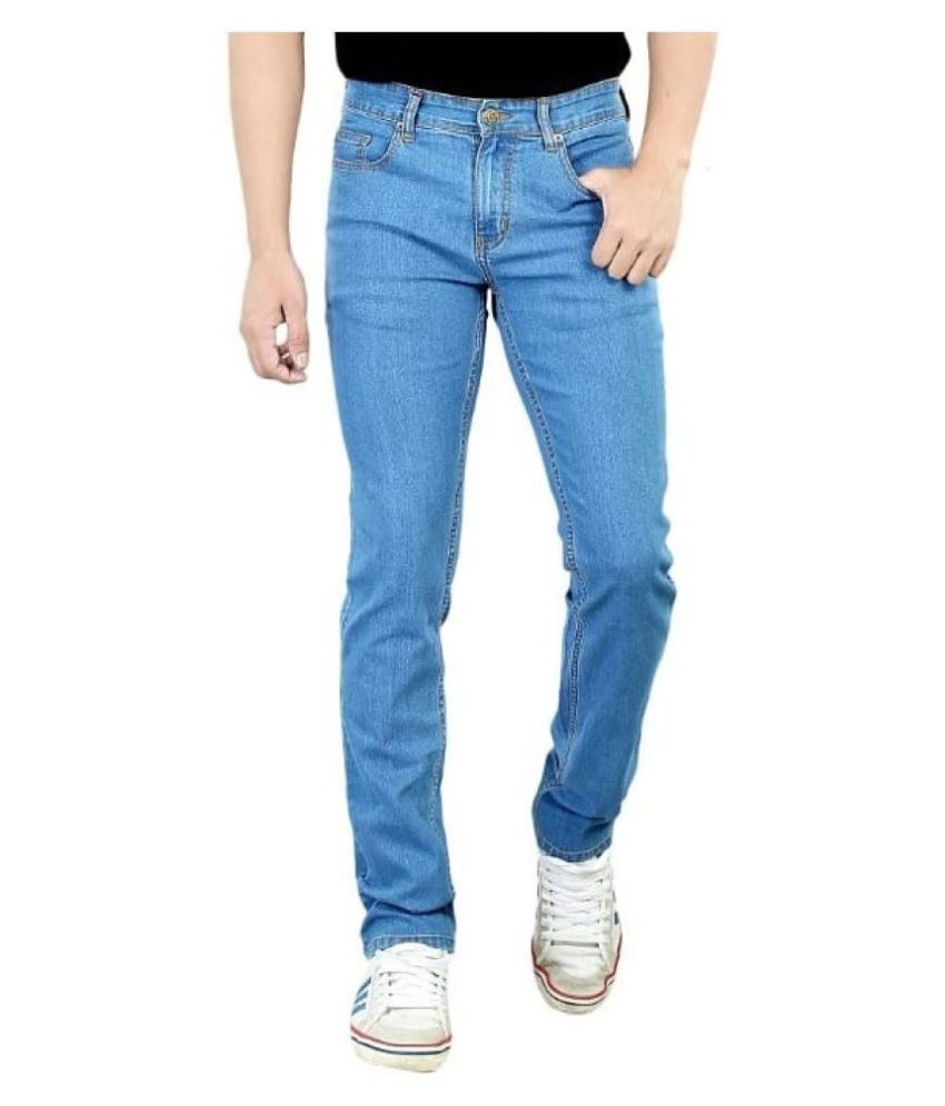 Tera-Lee Light Blue Regular Fit Jeans - Buy Tera-Lee Light Blue Regular ...