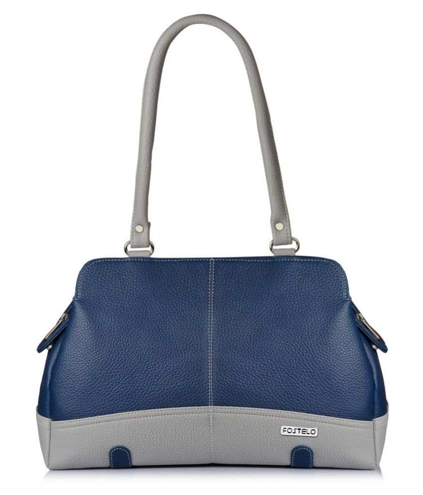     			Fostelo - Blue  PU Shoulder Bag