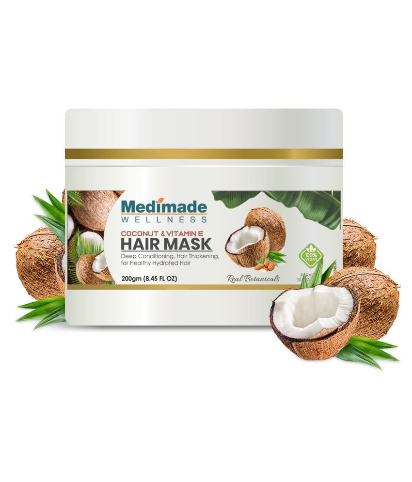 Medimade Coconut and Vitamin E Hair Mask 200 mL Buy Medimade Coconut