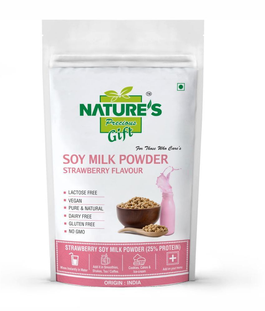 Nature's Gift Soya Milk Powder Strawberry Flavor Energy Drink 500 g