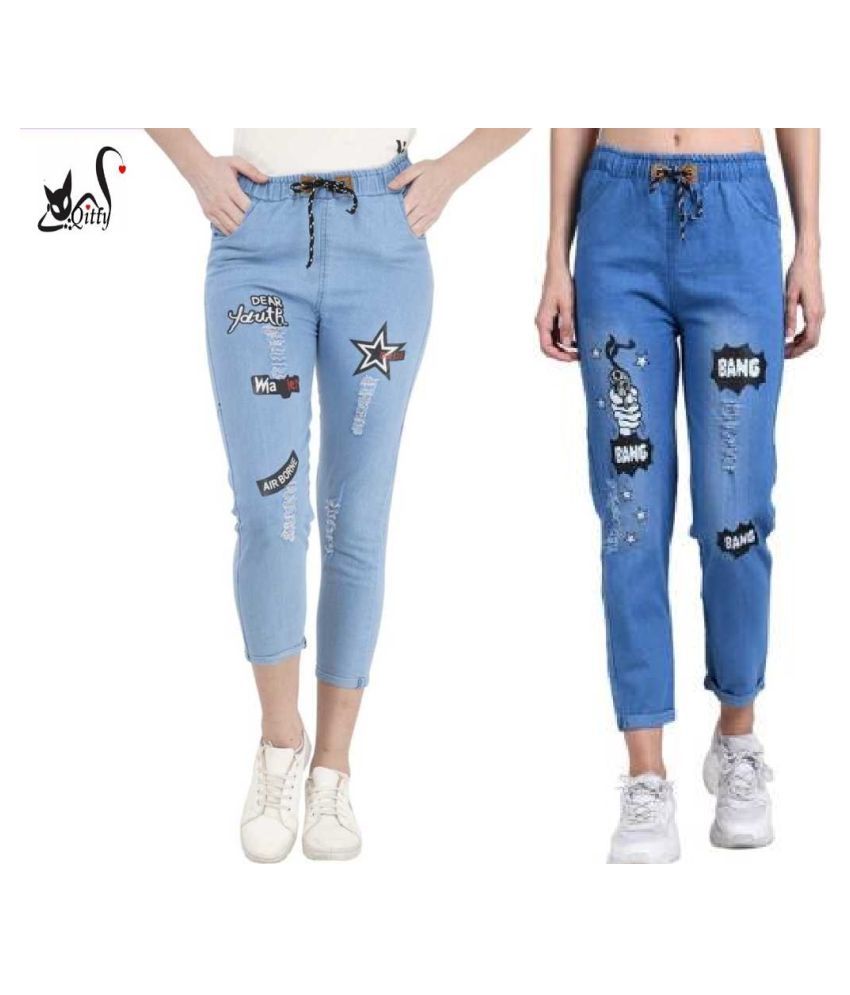 poly cotton joggers