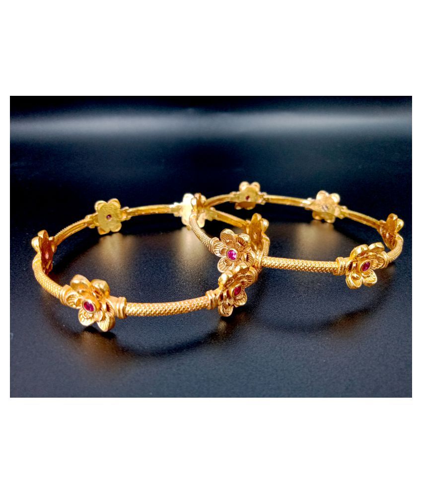     			shankhraj mall Traditional Gold Plated Designer Bangles Jewellery For Women / Girls-100349