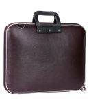 Da Tasche Brown Leather Office Bag