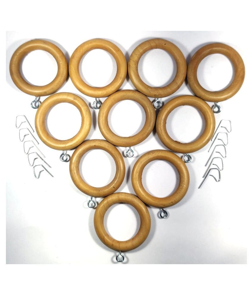 RR Collection Set of 10 Wooden Rings