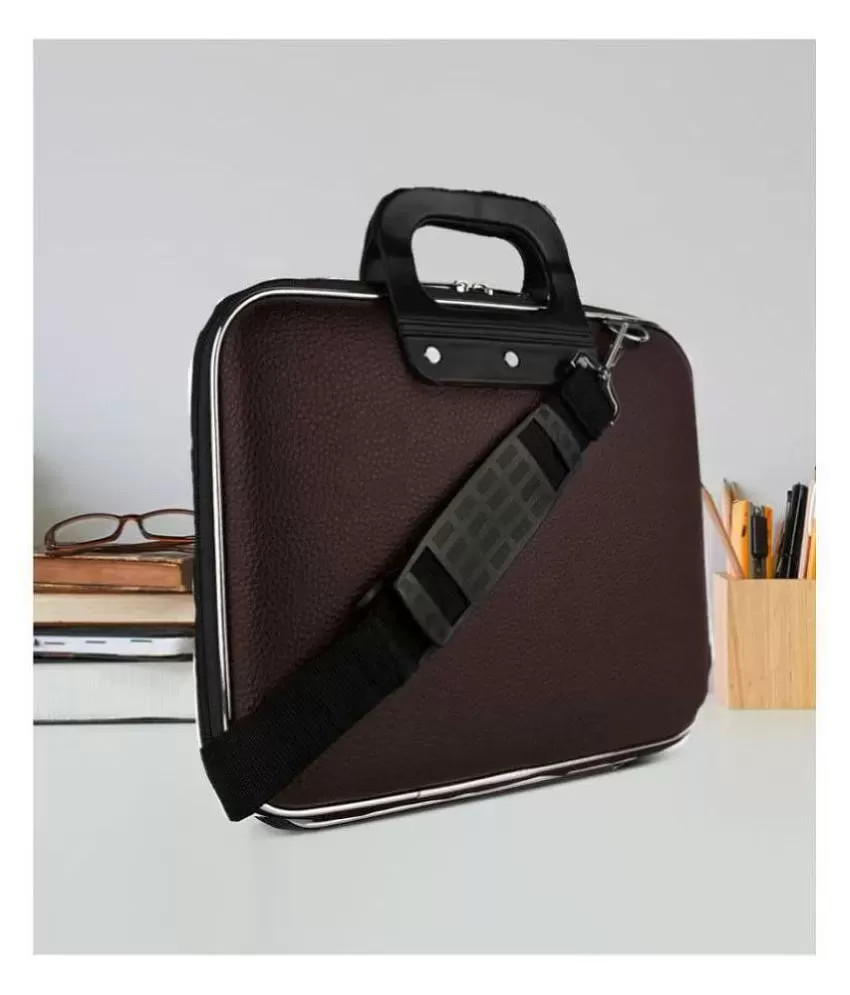 Da Tasche Brown Leather Office Bag – Global Delivery