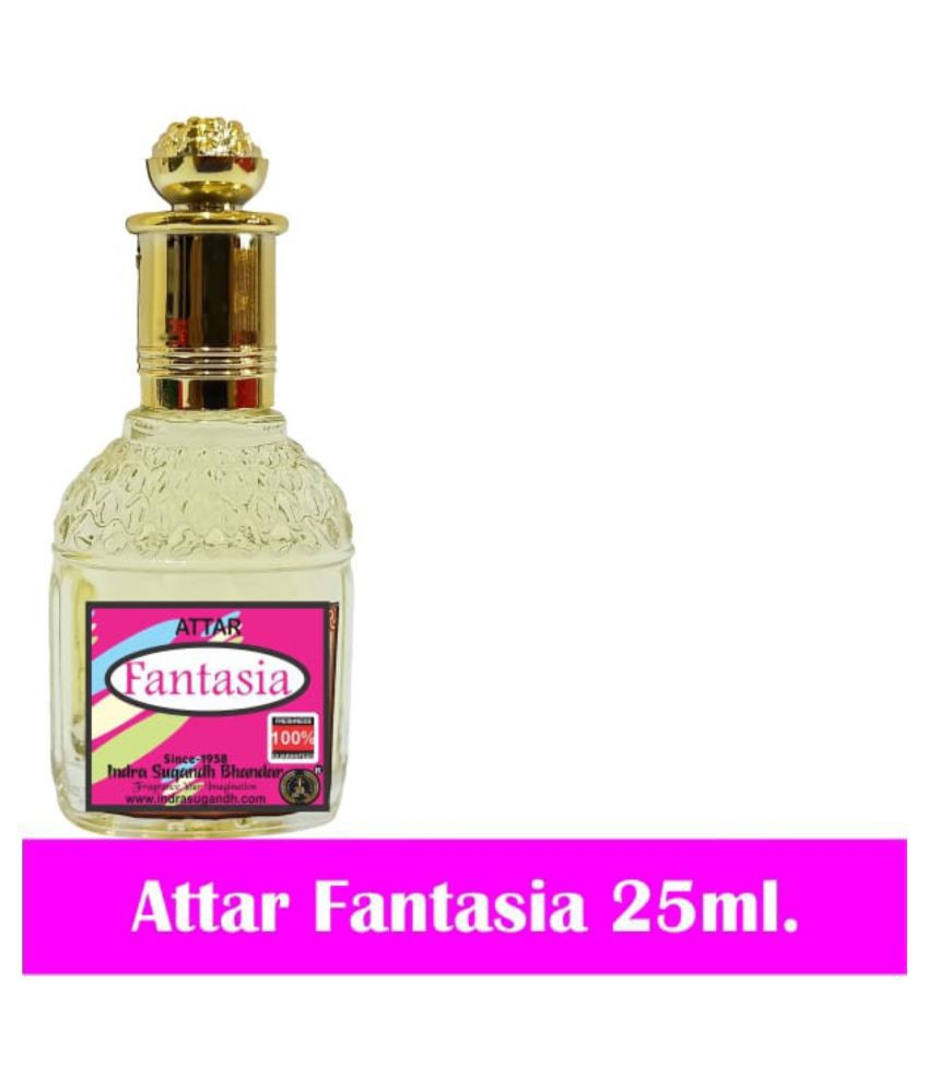     			INDRA SUGANDH BHANDAR Attar For Men|Religious Use Fantasia Pure Unisex Perfume Long Lasting Fragrance 25ml Rollon Pack