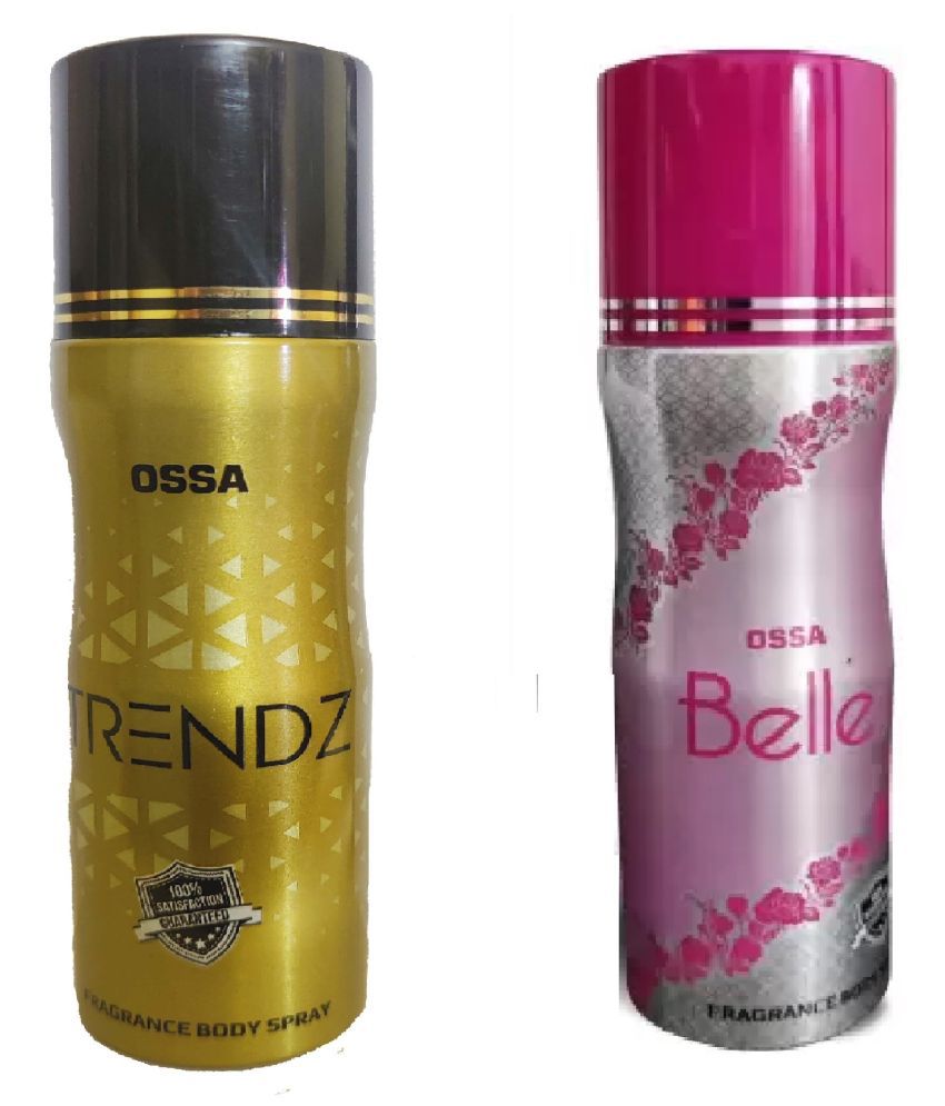     			OSSA 1 TRENDZ and 1 BELLE deodorant, 200 ml each (Pack of 2)