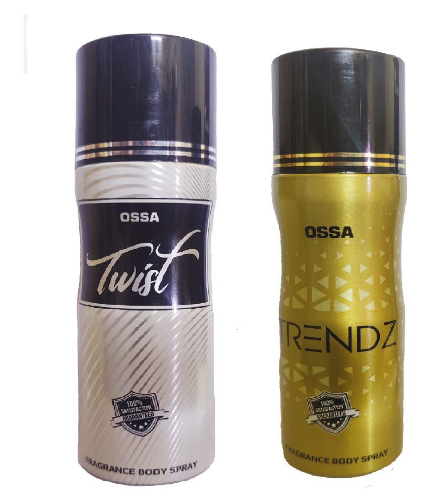     			OSSA 1 TWIST and 1 TRENDZ deodorant, 200 ml each(Pack of 2)