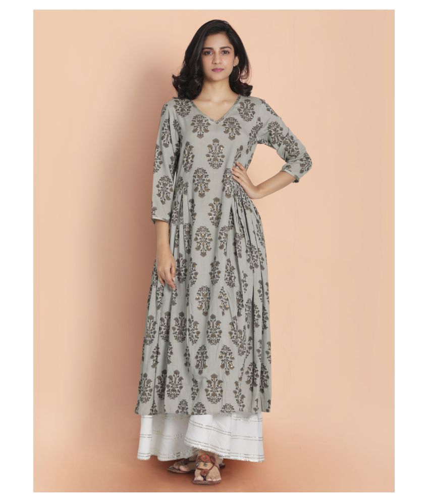 grey frock