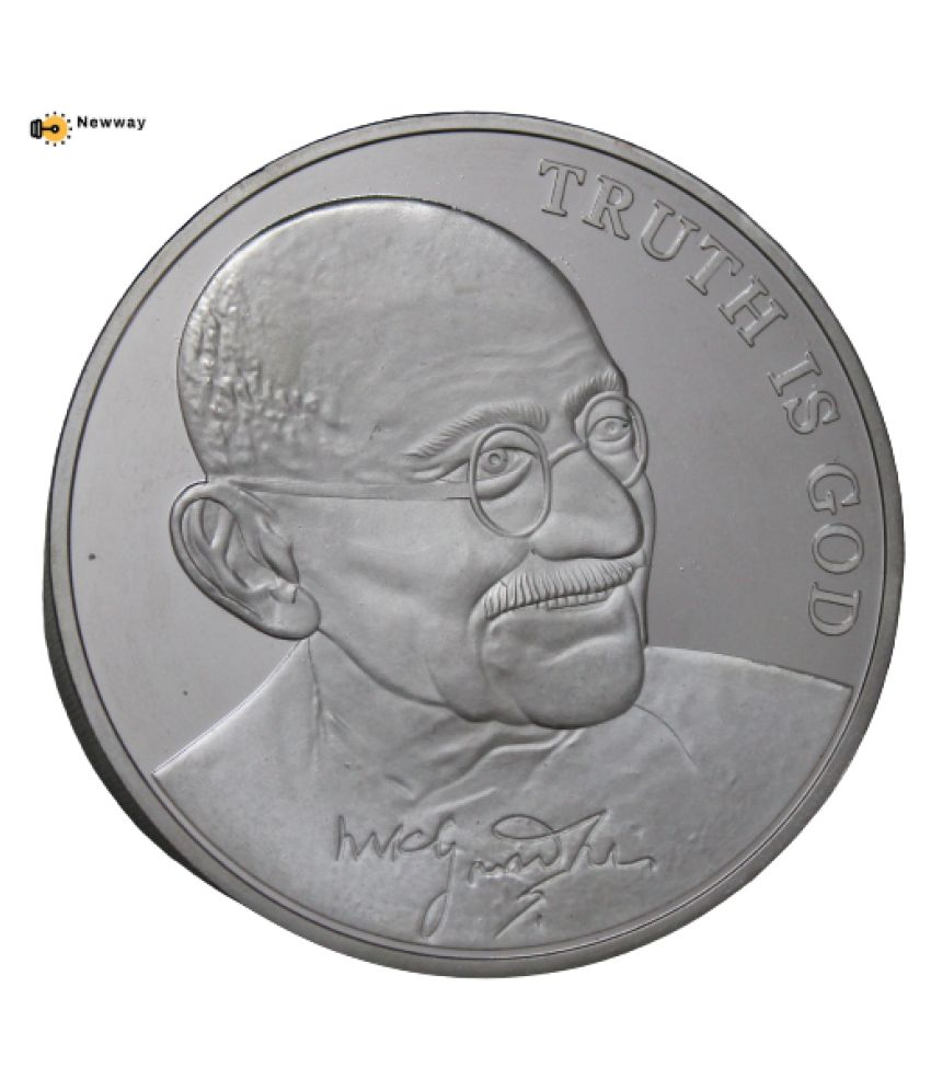     			(1KG) Big Coin -- 5000 Liras 2005 - Mahatma Gandhi 2005 (Truth is God) {Signed by Mahatma Gandhi} Fantasy Issue Knights of Malta '' SOVRANO OSPEDALIERO ORDINE DI MALTA '' Extremely Rare Commemorative Coin