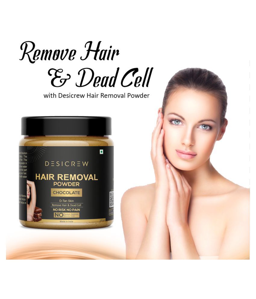 DESI CREW Pure Hair Removal Powder (Chocolate Fragrance Hair Removal