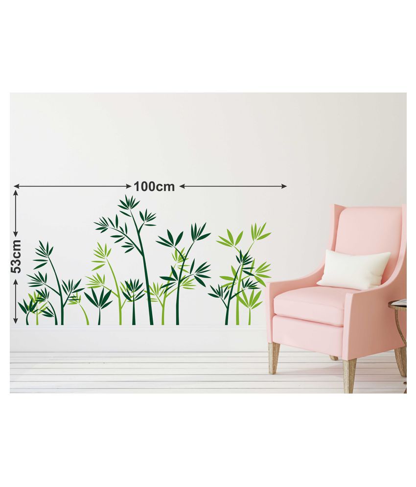     			Wallzone Plants Sticker ( 70 x 75 cms )