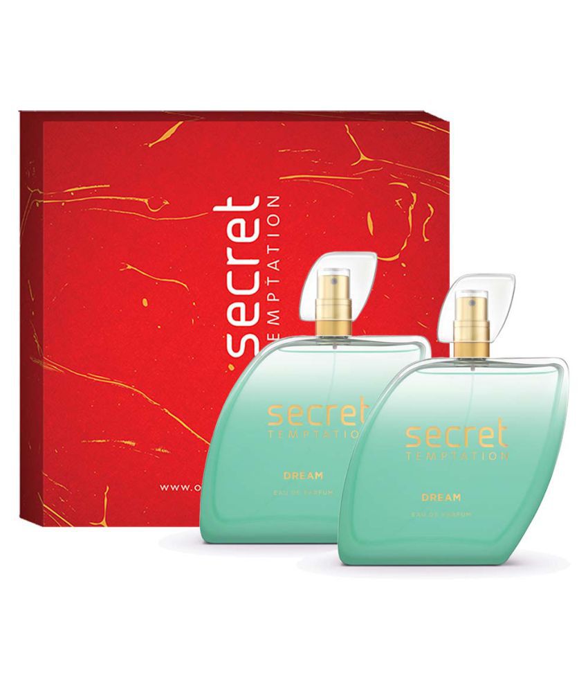     			secret temptation Gift Box with Dream Perfume for Women, Packof 2 (50ml each) Combo Set (Set of 2)