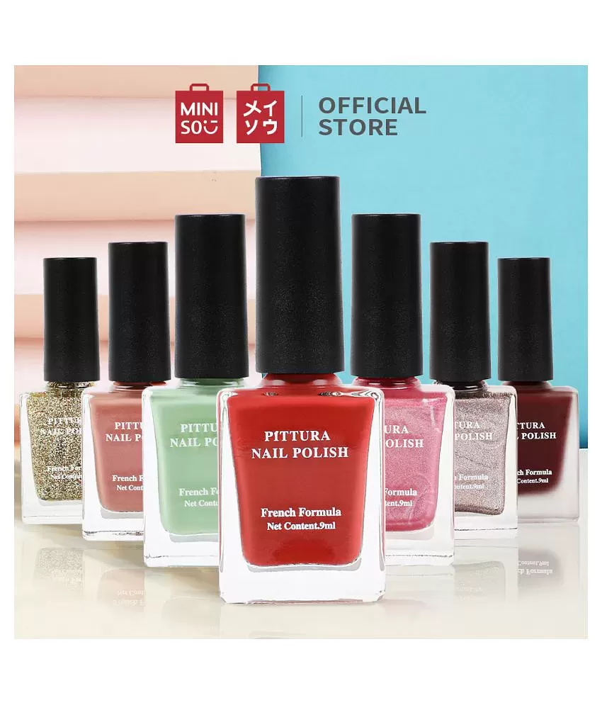 Buy MINISO Water-based Nail Polishes Colour Party Girl Nail Paints, Stars,  12ml Online at Low Prices in India - Amazon.in