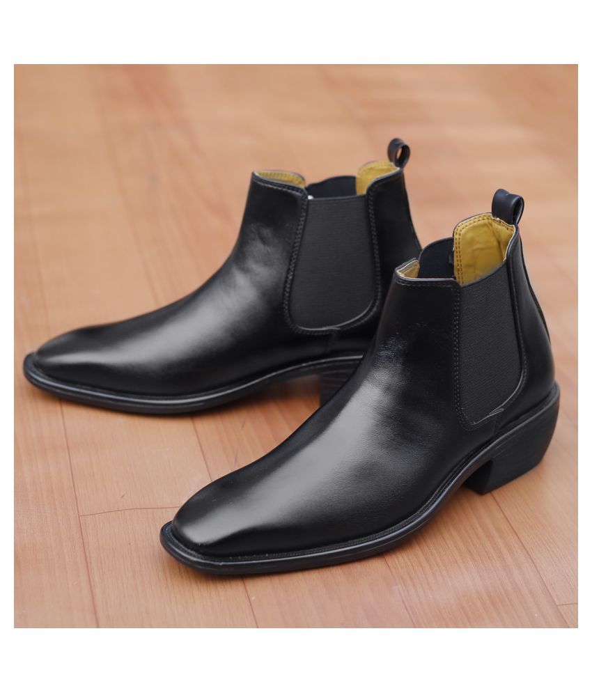     			BXXY Black Chelsea boot