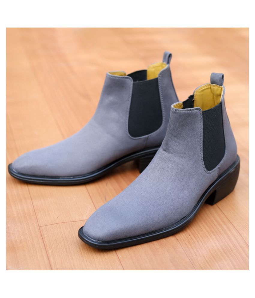     			BXXY Gray Chelsea boot