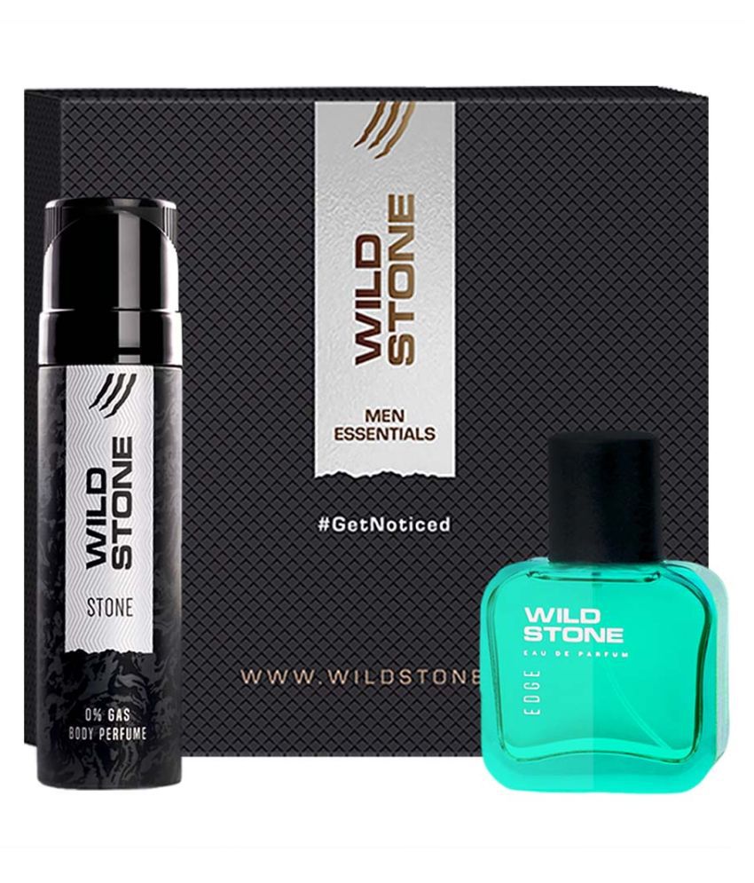     			Wild Stone Gift Box wih Stone Perfume Body Spray (120ml) and Edge Eau De Parfum (30ml)