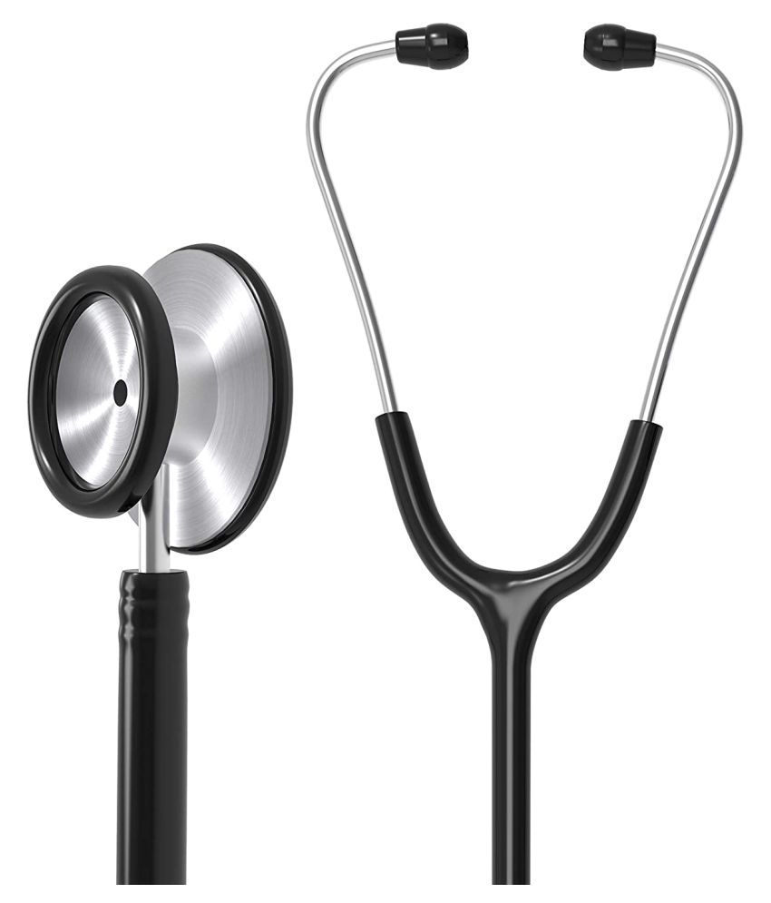     			Mcp Cardiology Dual Head Stainless Steel Stethoscope 25 cm Cardiology Black