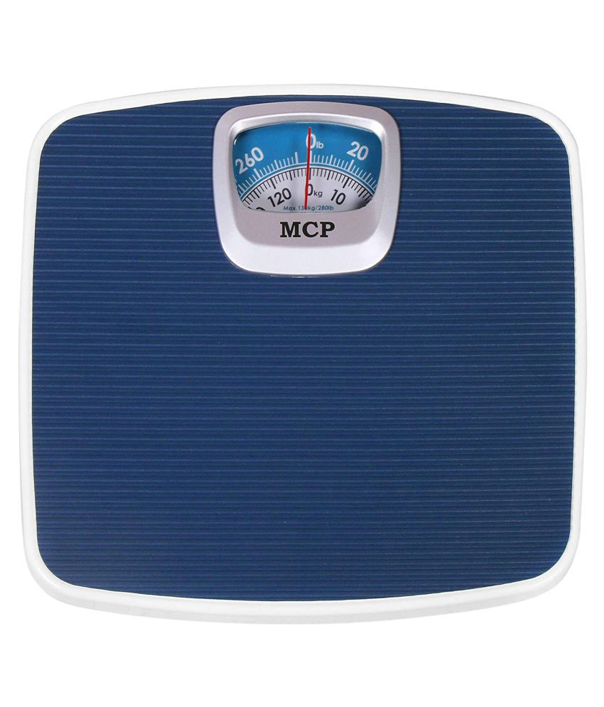 Mcp Mechanical Bathroom Weighing Scale 130kgs BR2020 Blue
