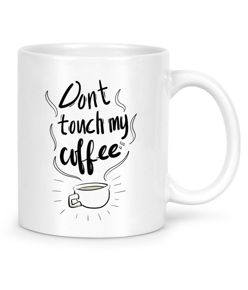 Idream Quote Printed Ceramic Coffee Mug 1 Pcs 330 mL