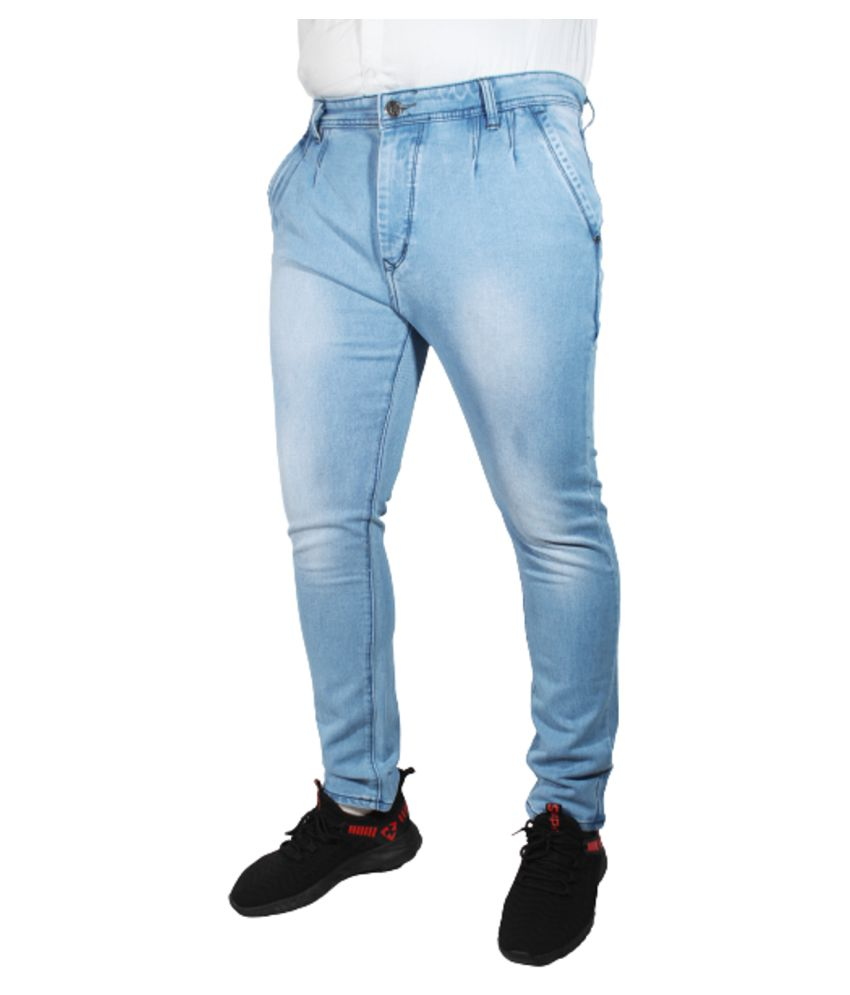 light blue slim jeans