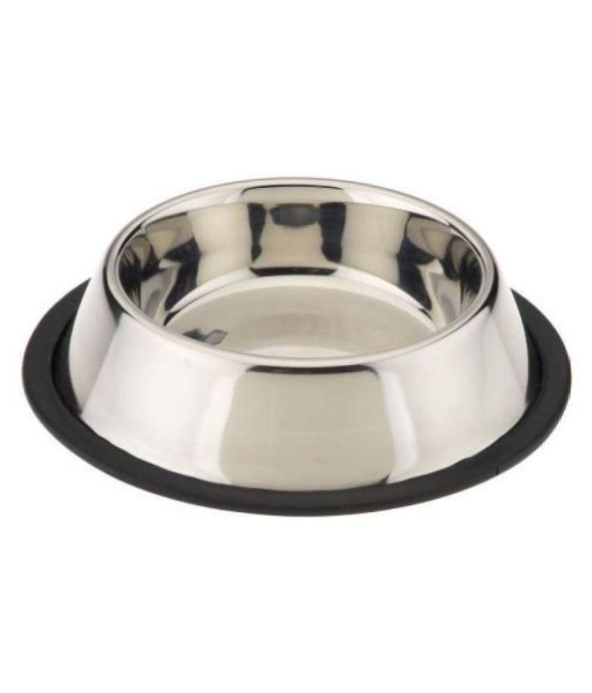     			smart doggie stainless steel feeding bowl for large dog