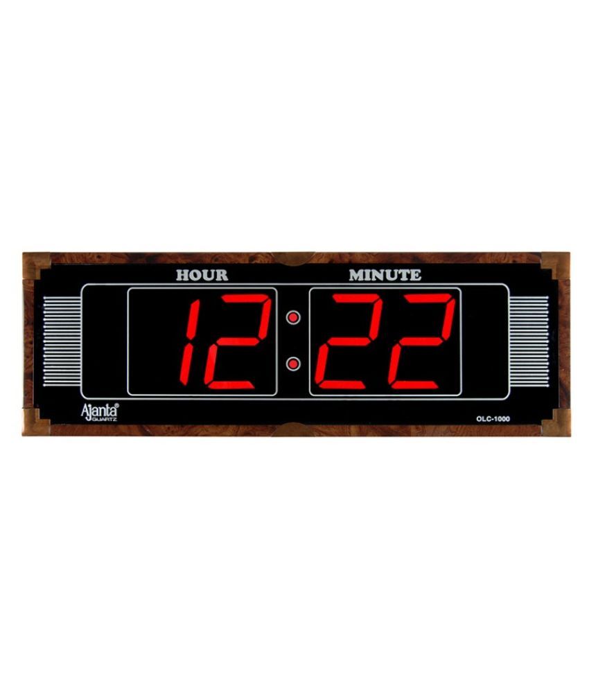 ajanta quartz digital wall clock