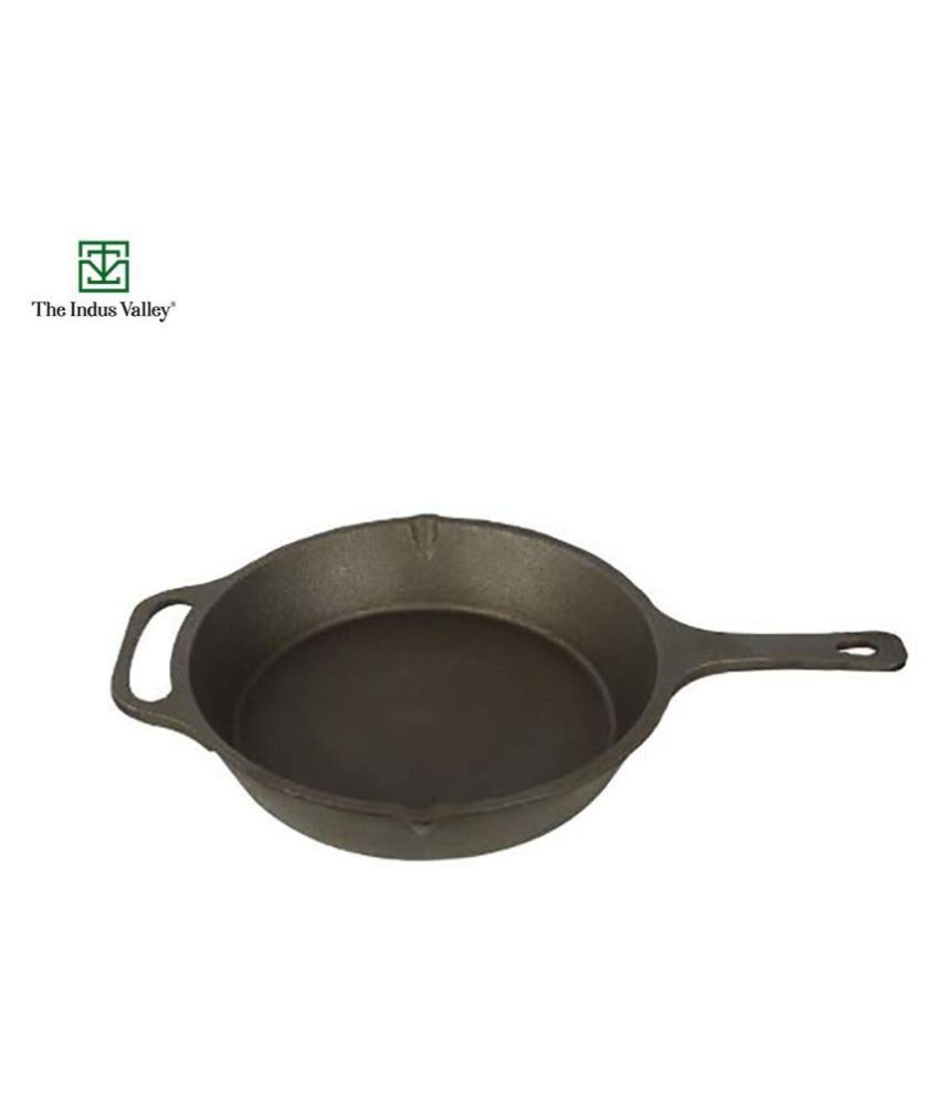 The Indus Valley Super Smooth Cast Iron Skillet + Tawa Buy Online at Best Price in India Snapdeal
