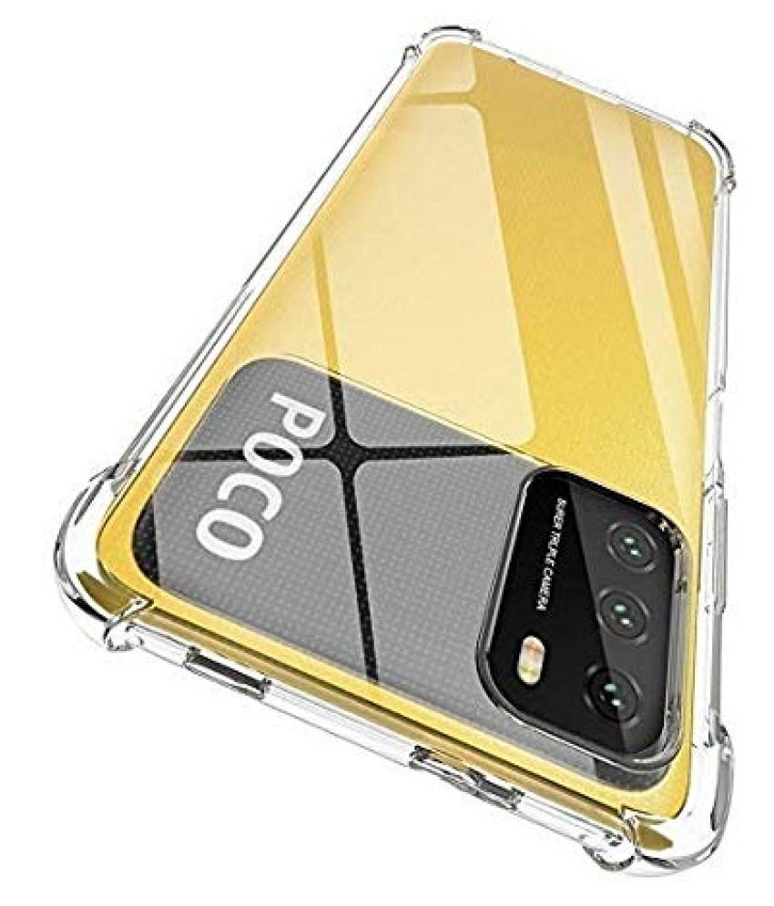     			Xiaomi Poco M2 Plain Cases Kosher Traders - Transparent Premium Transparent Case