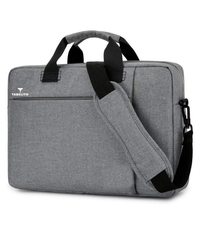 TABELITO LAPTOP BAG Grey Fabric Briefcase - Buy TABELITO LAPTOP BAG ...